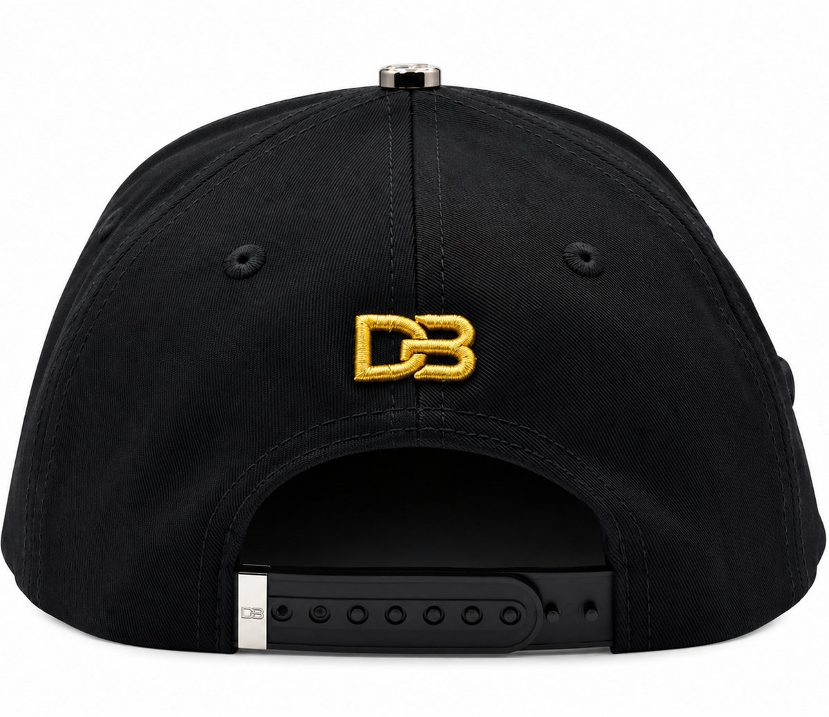 DB Hats Chihuahua Estado Grande Black & Gold Snapback Hat