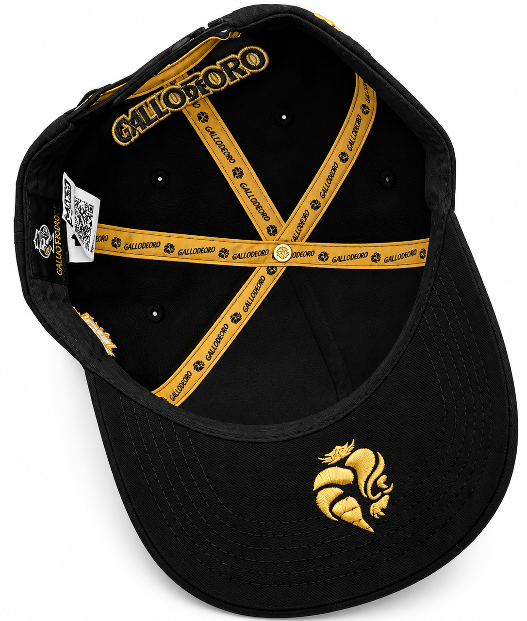 Gallo de Oro Black & Gold Rooster Snapback Hat