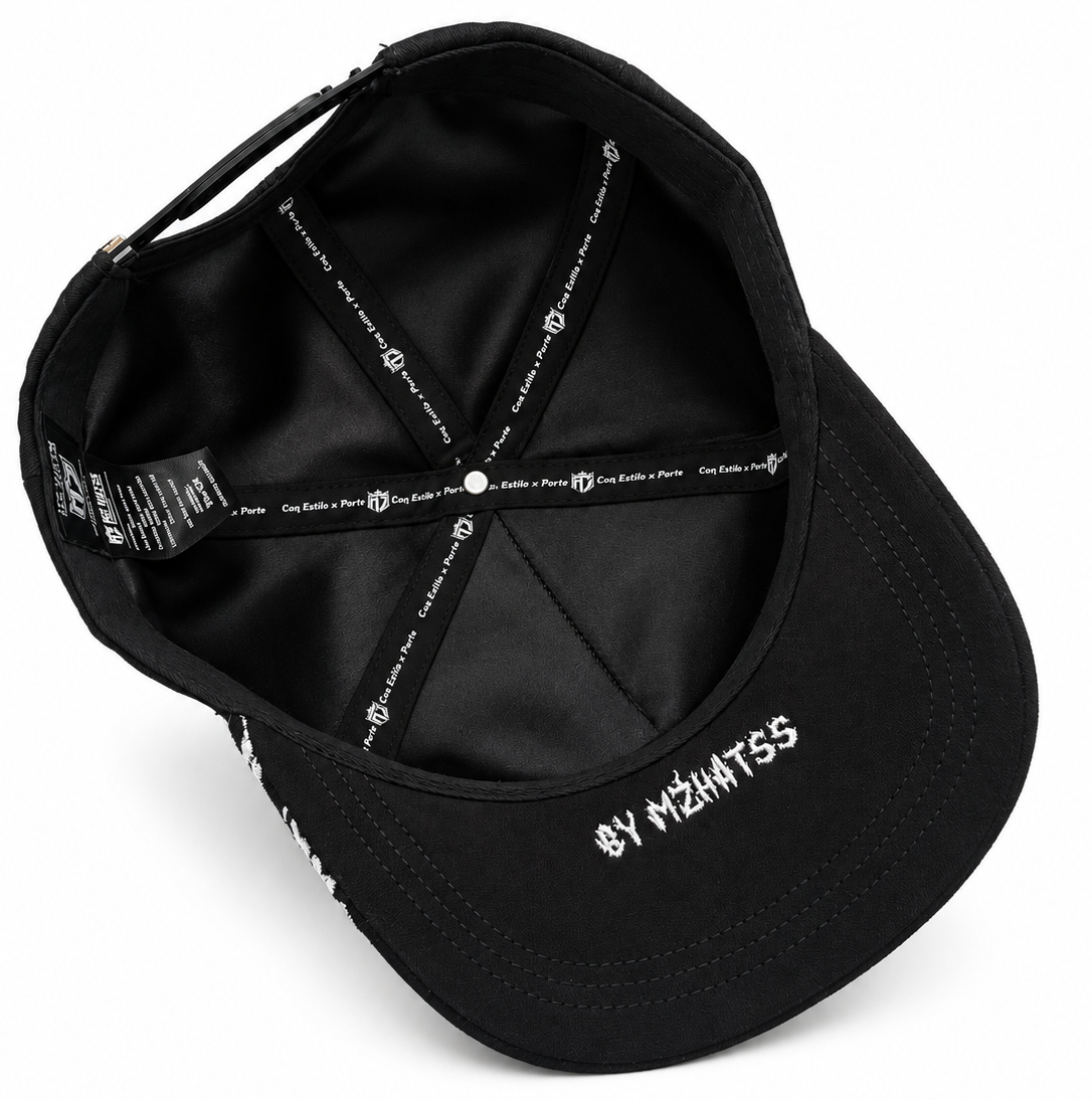 MZ Hats New York Yankees Black Flame Rhinestone Snapback Hat