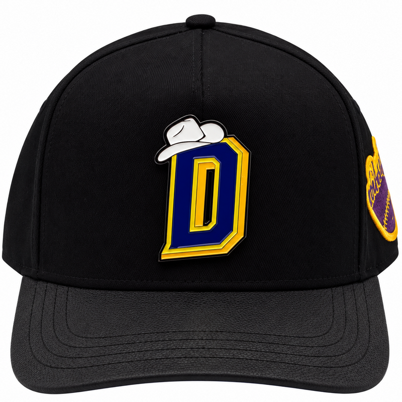 Dorados de Chihuahua Black Blue & Gold Snapback Hat