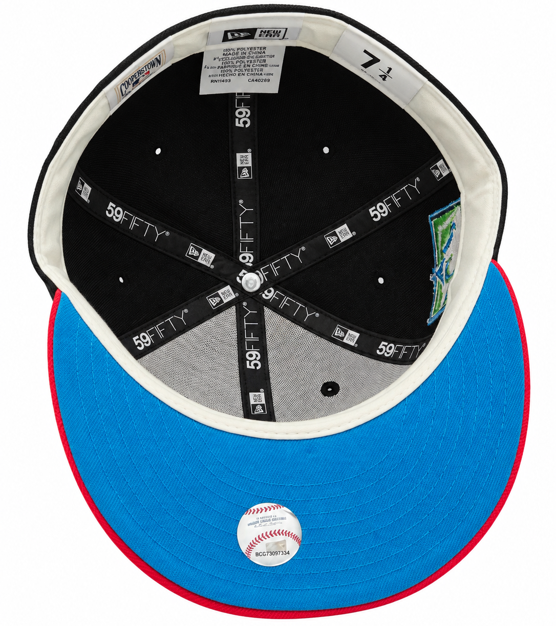 New Era Colorado Rockies 25th Anniversary Black & Red 59FIFTY Fitted Hat