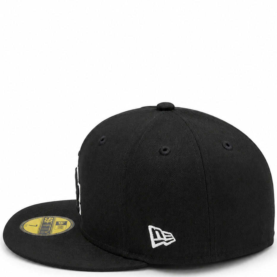 New Era Los Angeles Dodgers Black & White 59FIFTY Fitted Hat