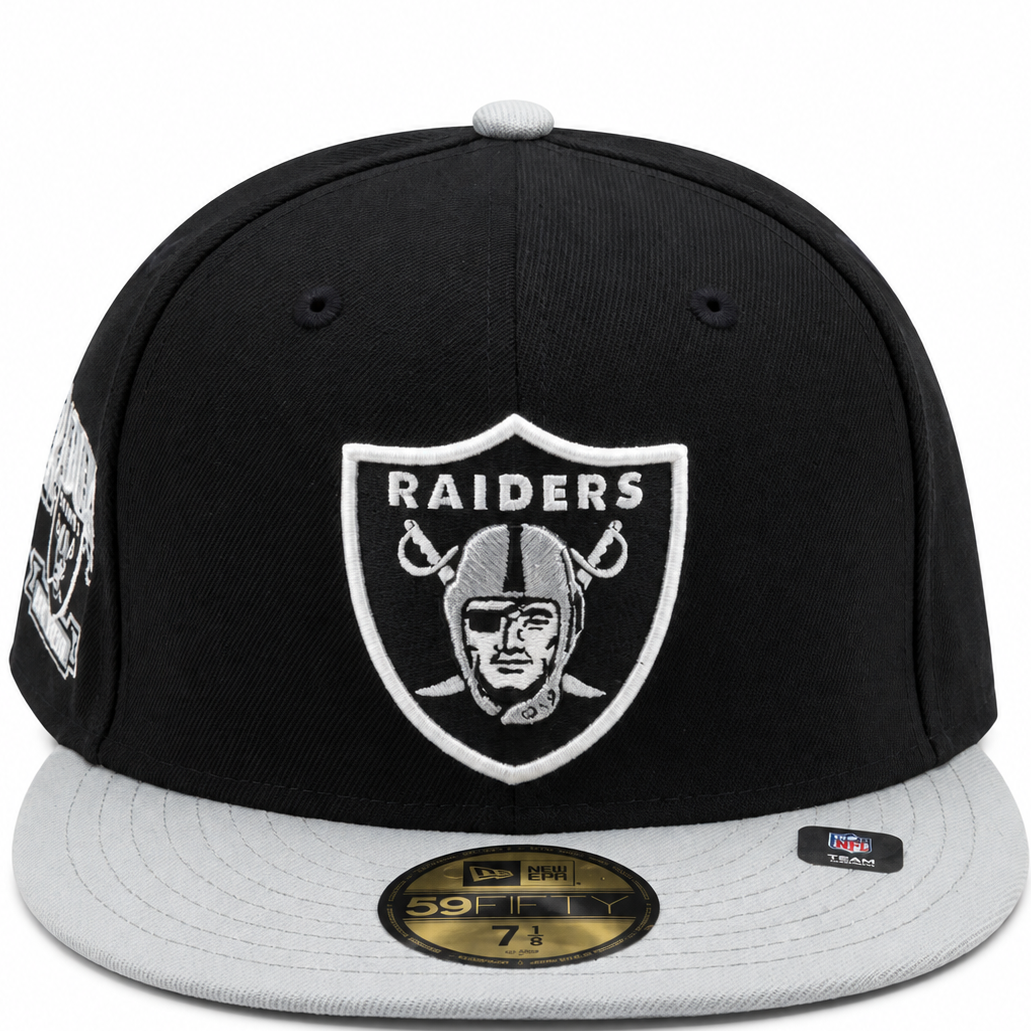 New Era Las Vegas Raiders 2020 Inaugural Season Black & Gray 59FIFTY Fitted Hat