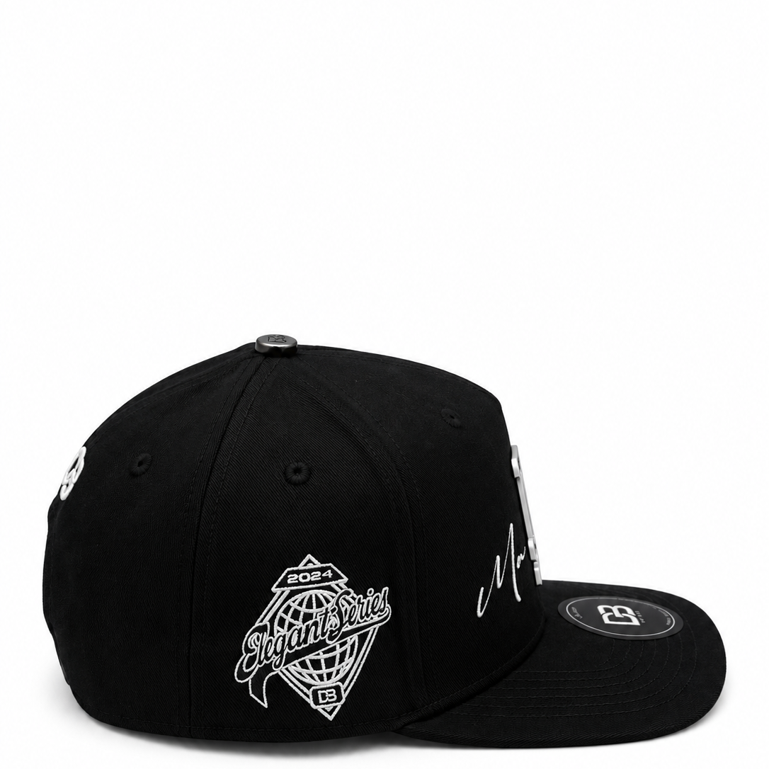 DB Hats Los Angeles Dodgers Black Monogram Suede Snapback Hat