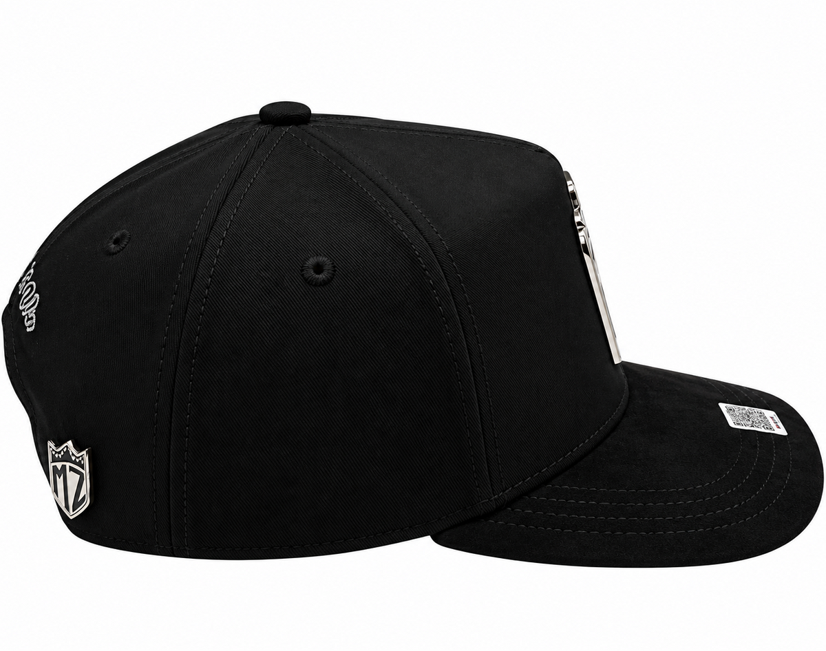 Mexico Cowboy Black Snapback Hat – Red, White & Black Logo
