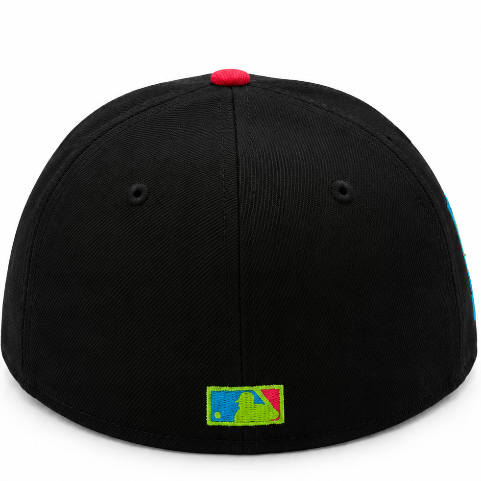 New Era Colorado Rockies 25th Anniversary Black & Red 59FIFTY Fitted Hat