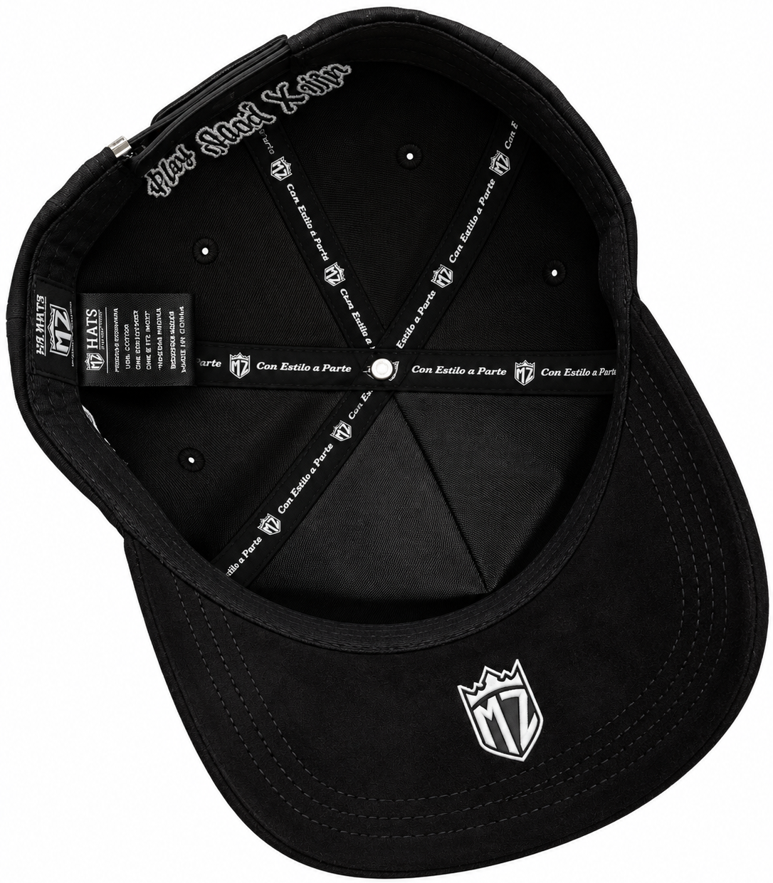 Mexico Cowboy Black Snapback Hat – Red, White & Black Logo