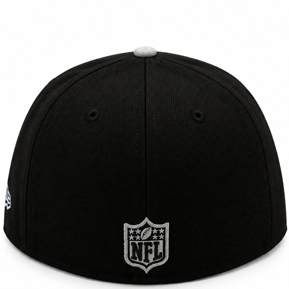 New Era Las Vegas Raiders 2020 Inaugural Season Black & Gray 59FIFTY Fitted Hat