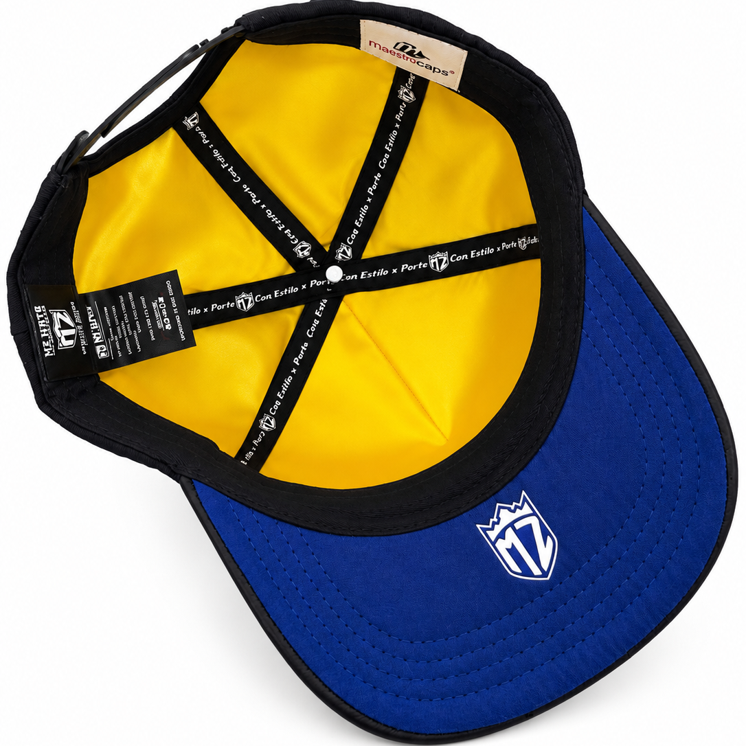 Dorados de Chihuahua Black Blue & Gold Snapback Hat