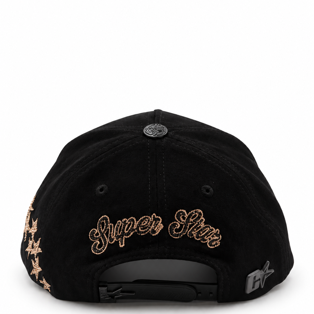 GV Super Star Black Rhinestone Limited Edition Adjustable Hat