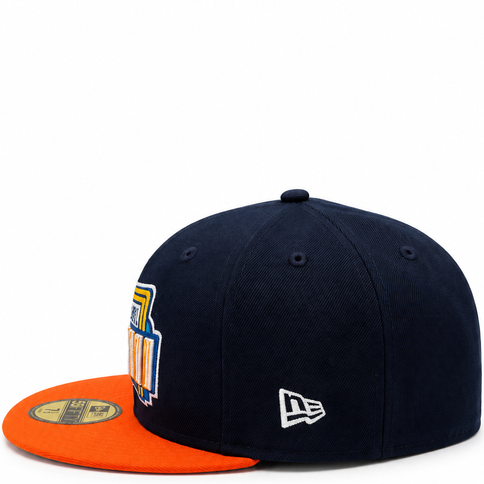 New Era Denver Broncos Super Bowl XXXIII Navy & Orange 59FIFTY Fitted Hat