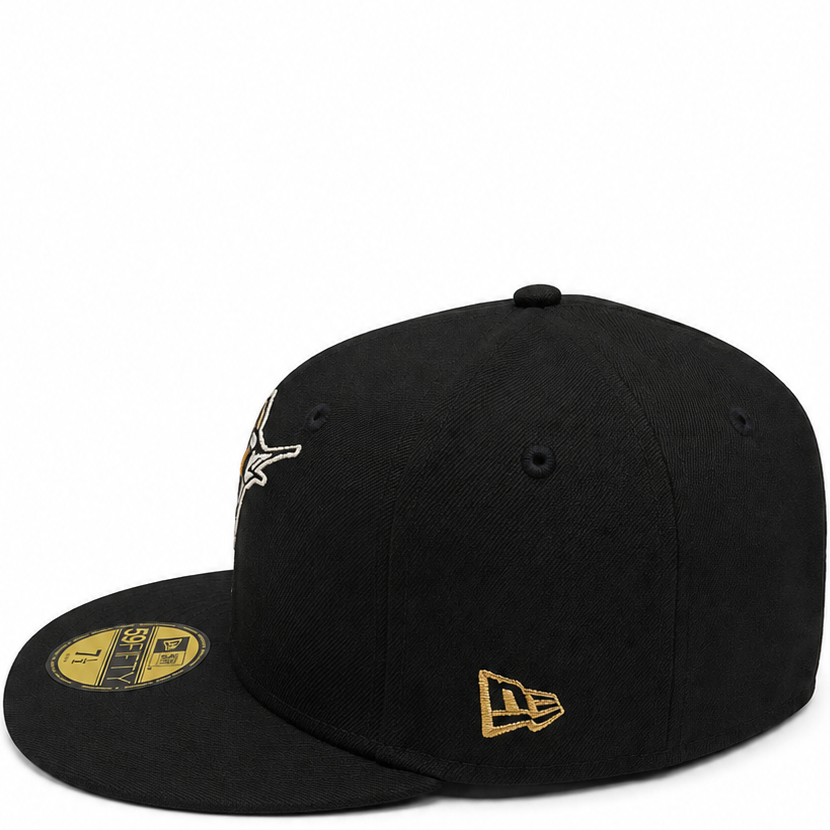 New Era Florida Marlins Black & Gold 1997 World Series 59FIFTY Fitted Hat