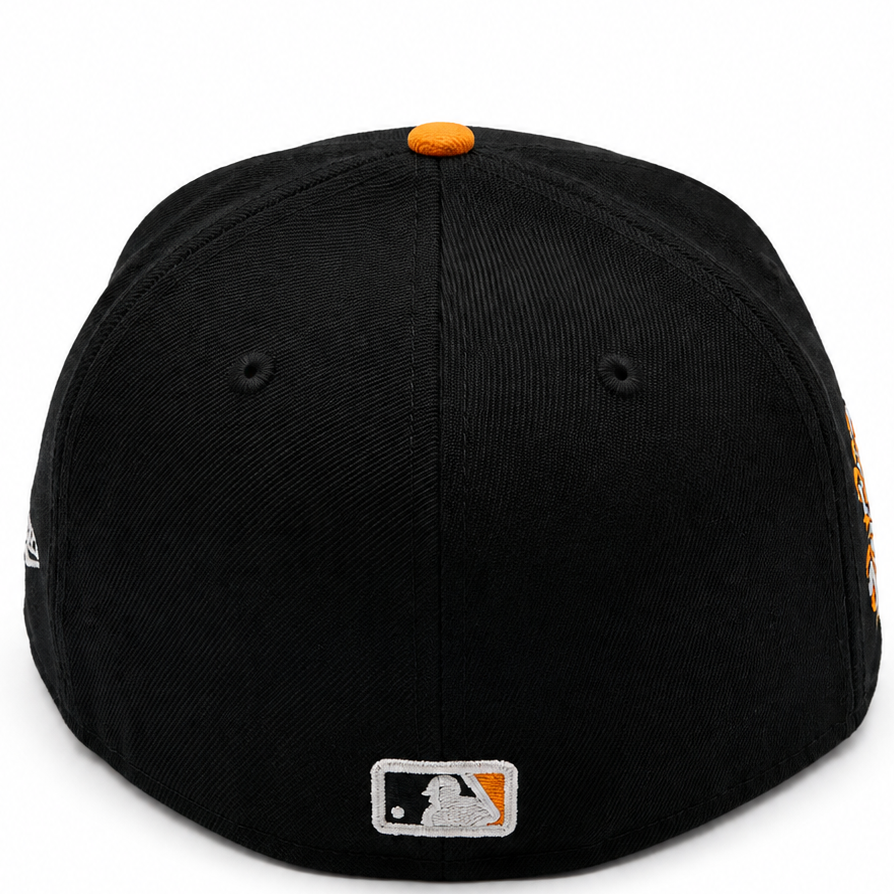 New Era Los Angeles Dodgers Tiger Camo Black & Orange 59FIFTY Fitted Hat