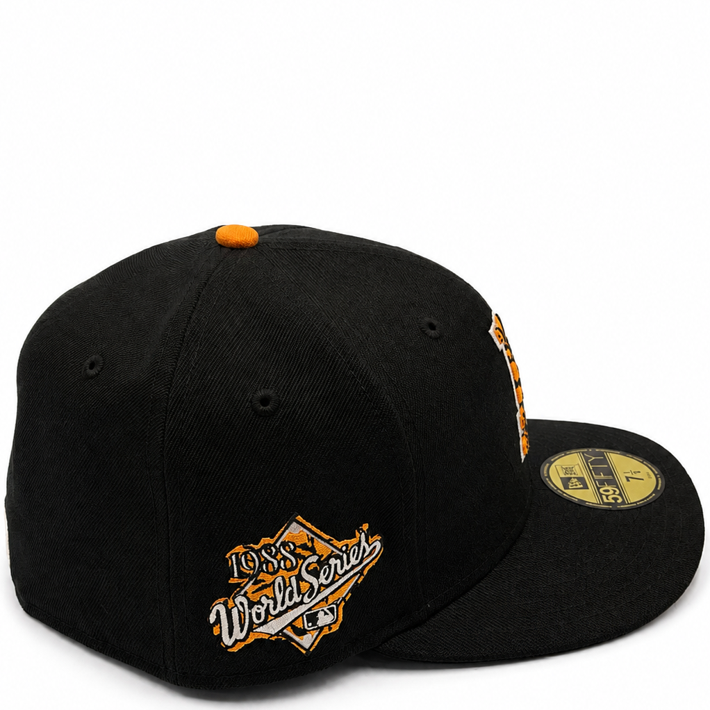 New Era Los Angeles Dodgers Tiger Camo Black & Orange 59FIFTY Fitted Hat
