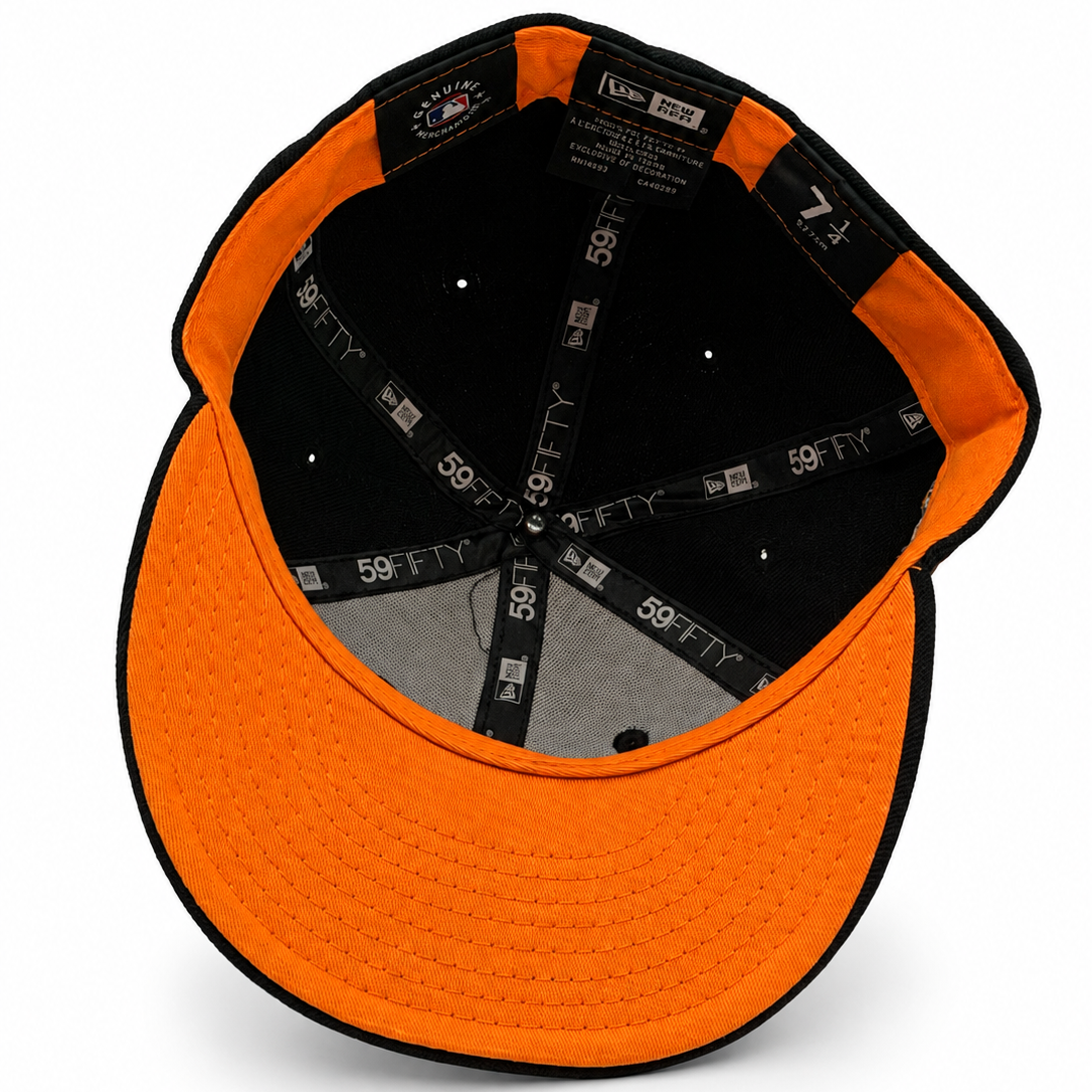 New Era Los Angeles Dodgers Tiger Camo Black & Orange 59FIFTY Fitted Hat