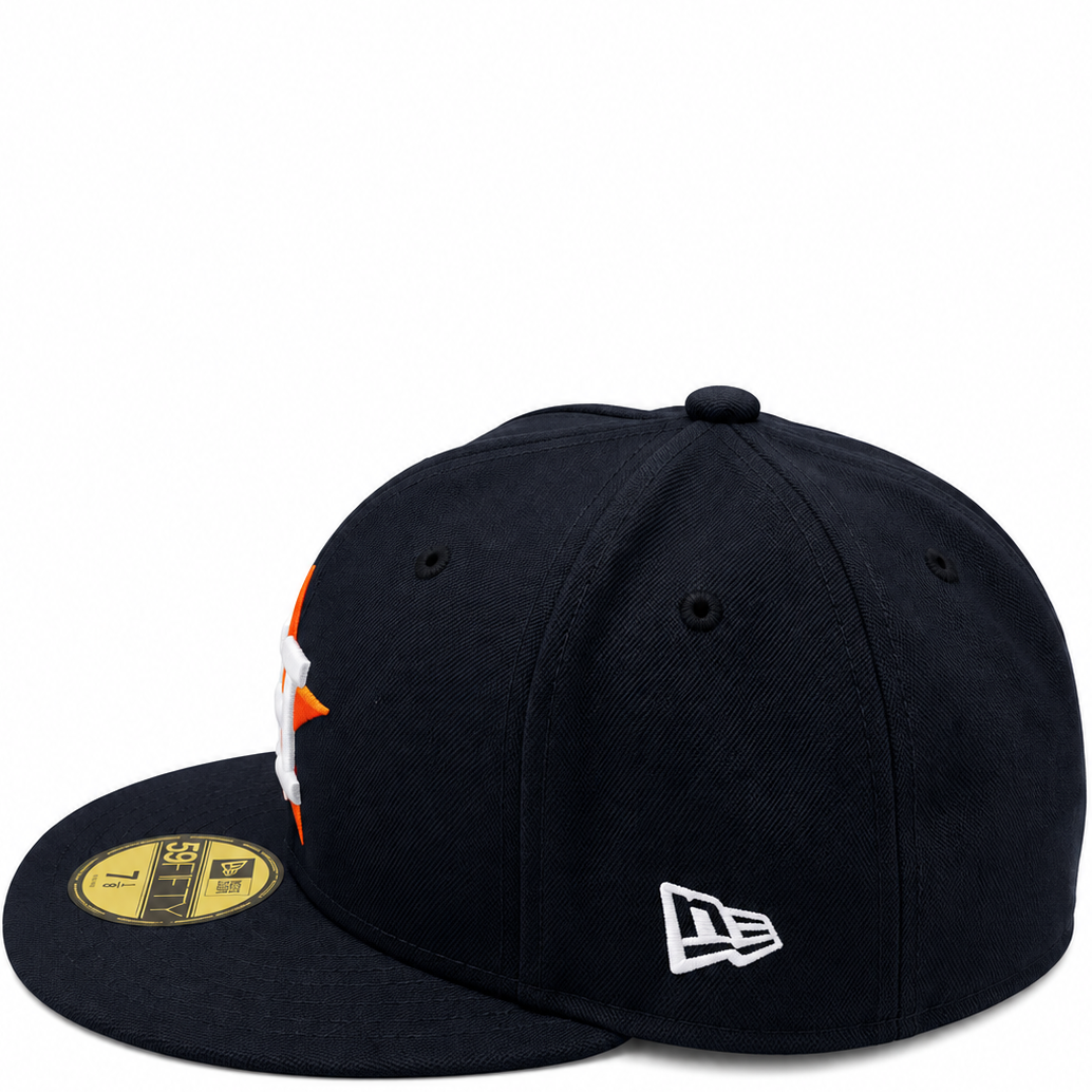New Era Houston Astros Navy & Black 59FIFTY Fitted Hat