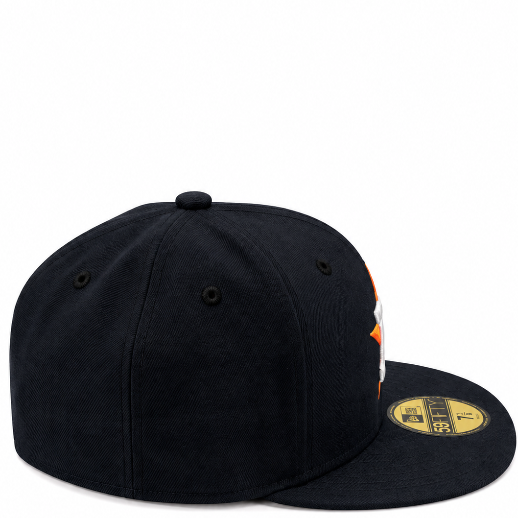 New Era Houston Astros Navy & Black 59FIFTY Fitted Hat