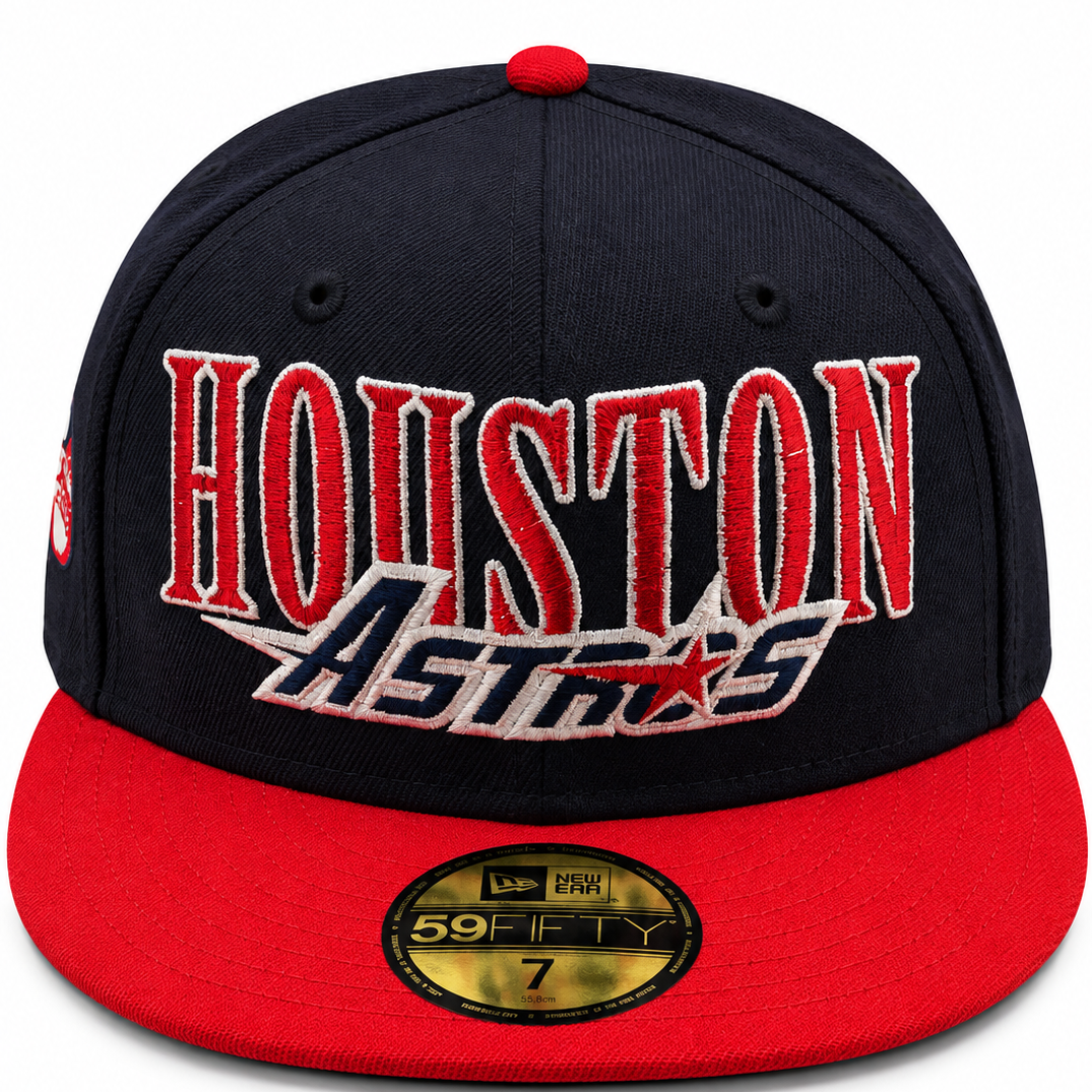 New Era Houston Astros Navy & Red 59FIFTY Fitted Hat