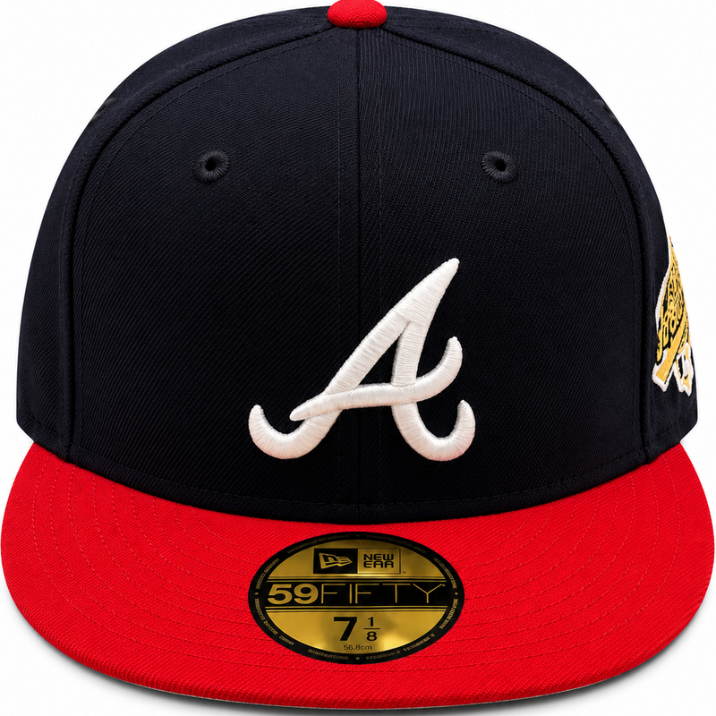 New Era Atlanta Braves 1995 World Series Navy & Red Fitted Hat
