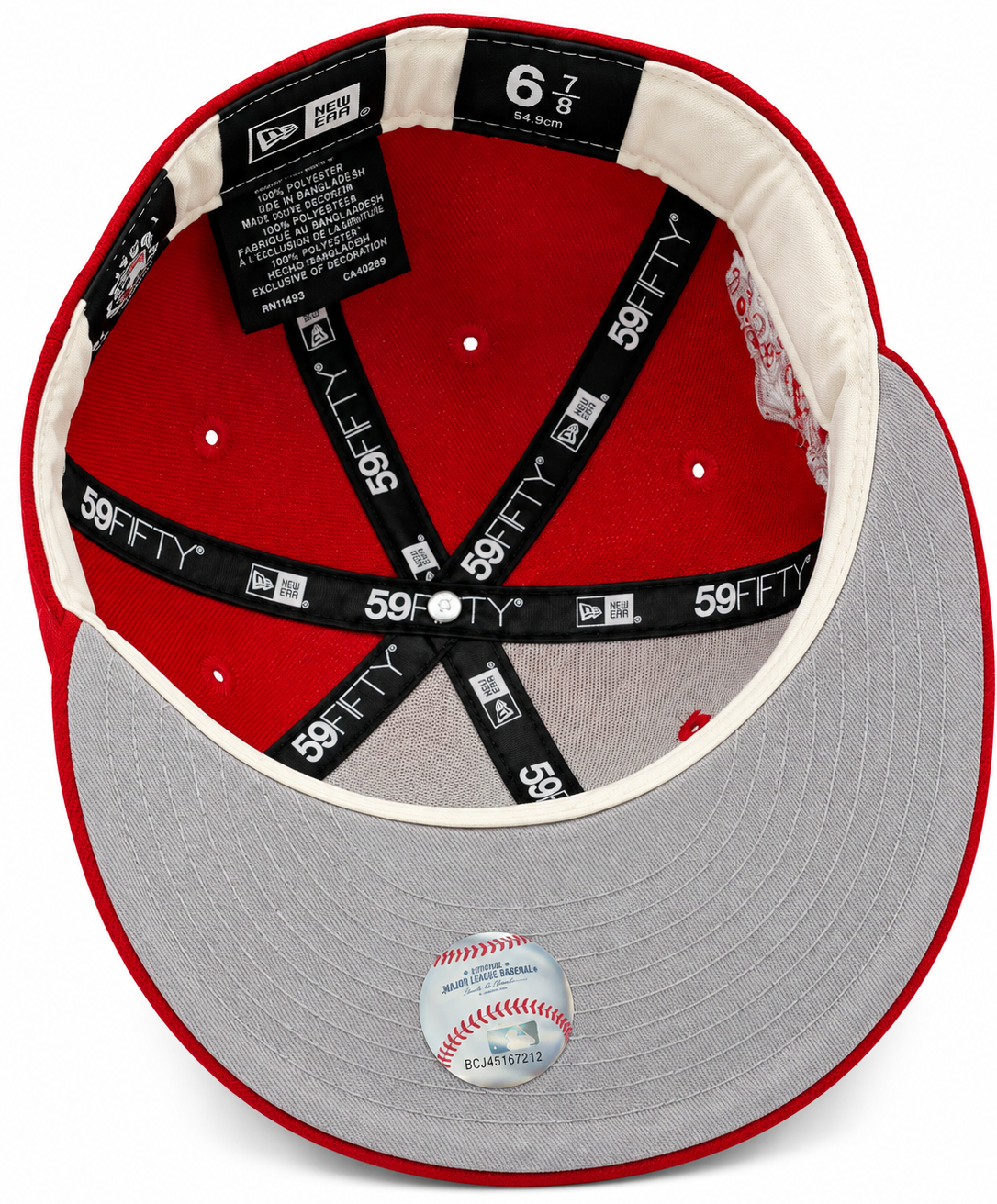 New Era Oakland Athletics A’s 1989 World Series Red 59FIFTY Fitted Hat