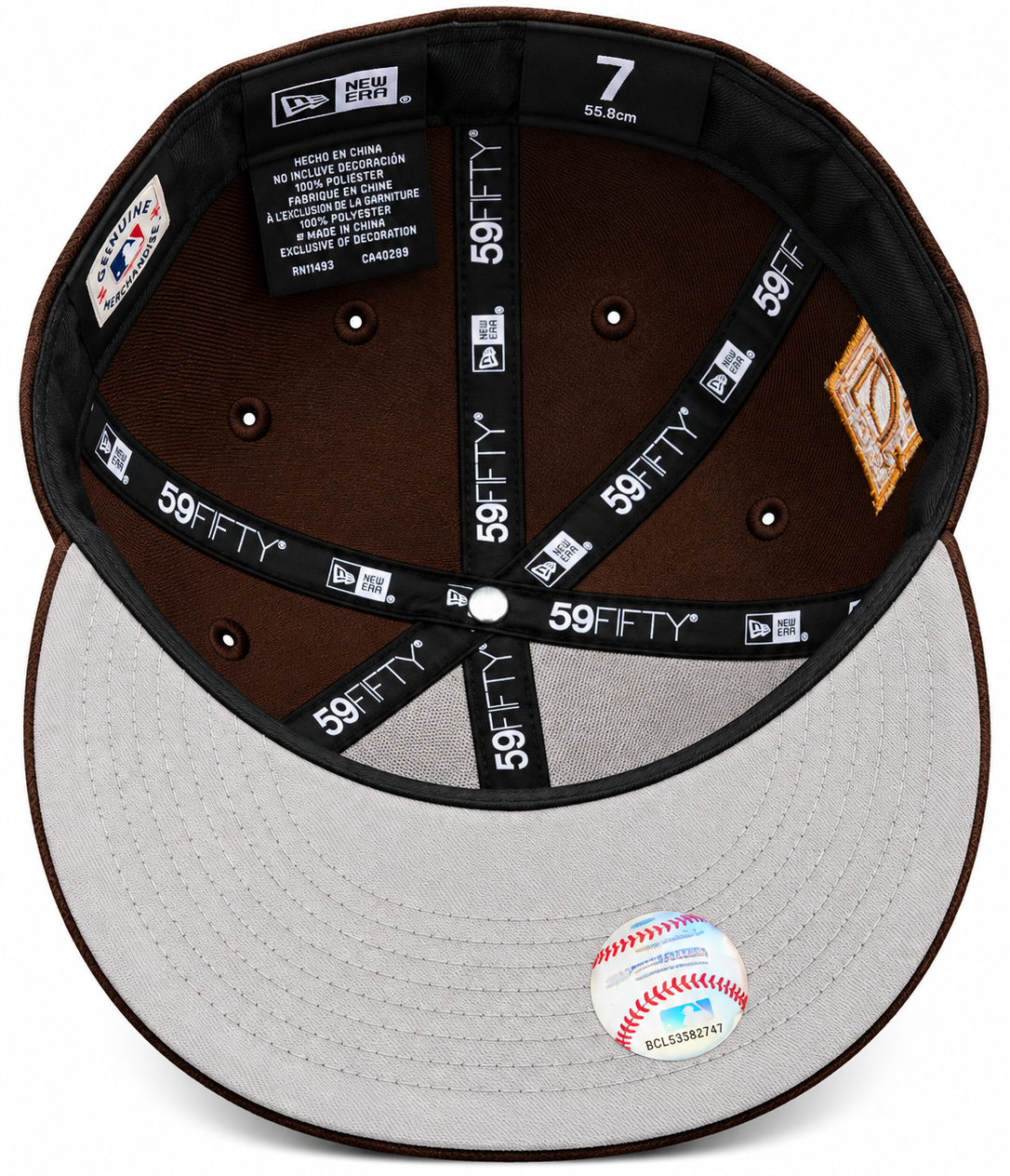 New Era Chicago White Sox 59FIFTY Brown Angel Embroidered Fitted Hat