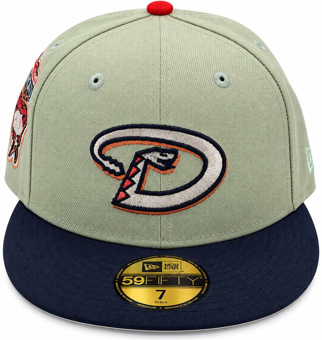 Arizona Diamondbacks New Era 59FIFTY Fitted Hat – Sage Green & Black