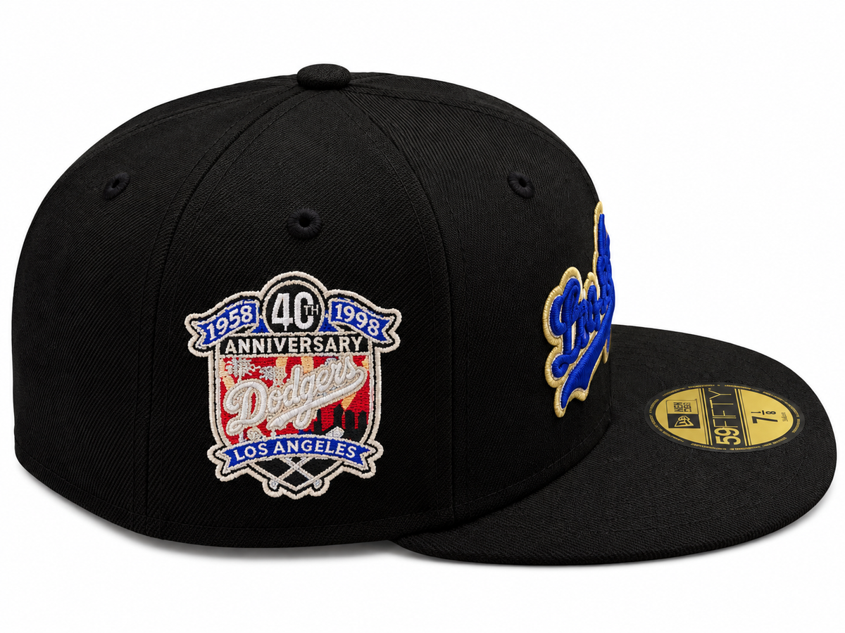 New Era Los Angeles Dodgers 40th Anniversary Black 59FIFTY Fitted Hat