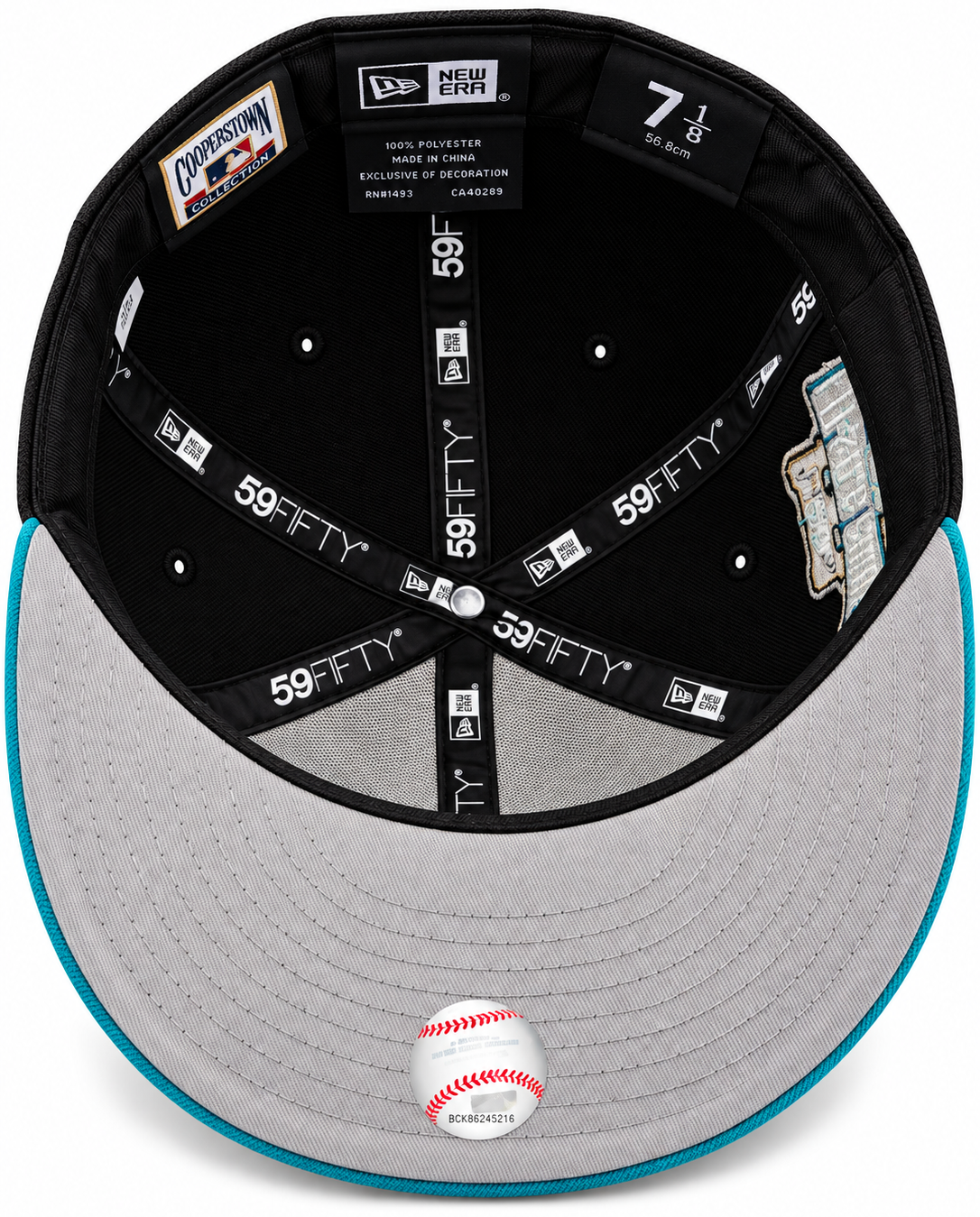 New Era Philadelphia Phillies All-Star Game Black & Teal 59FIFTY Fitted Hat