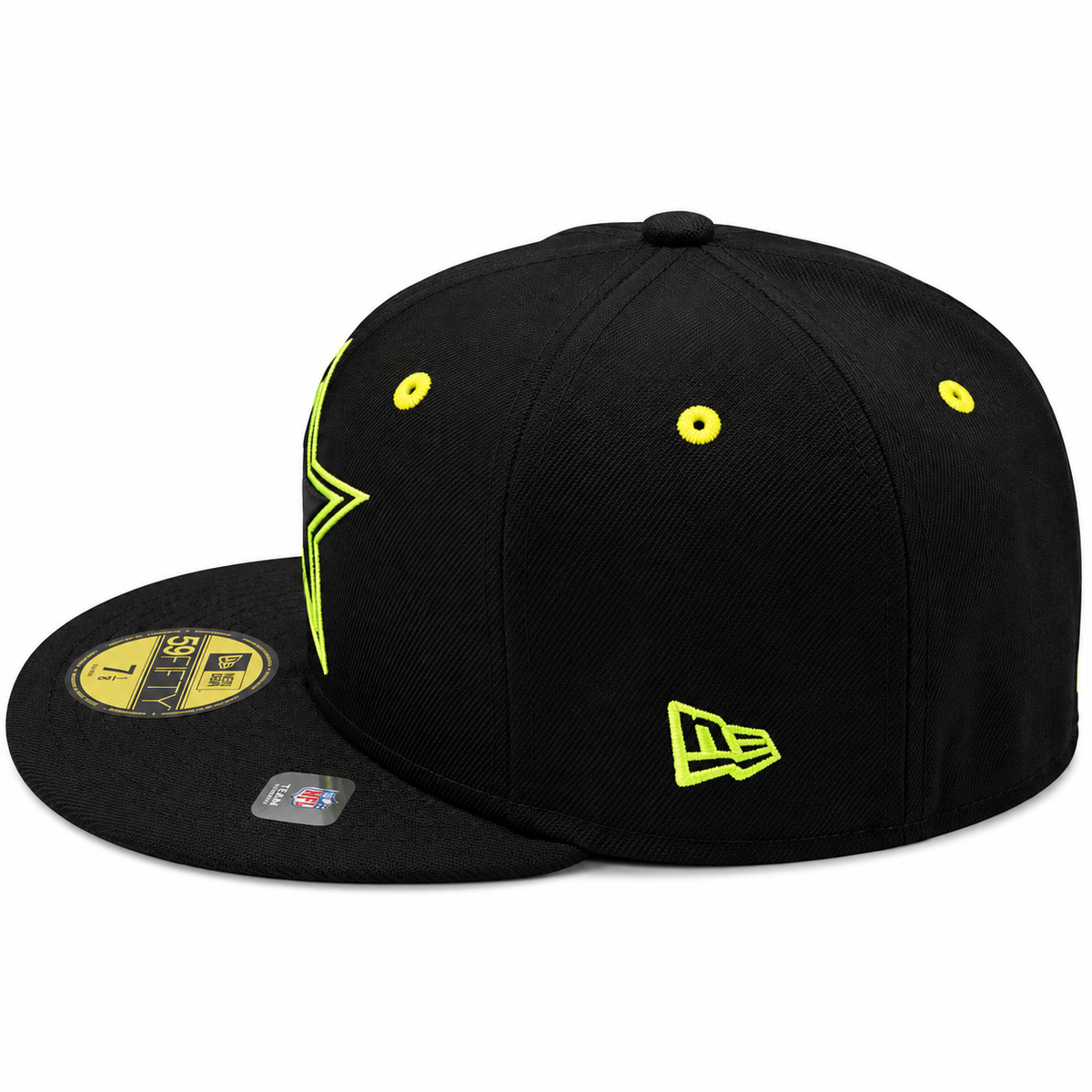 New Era Dallas Cowboys Neon Star Black 59FIFTY Fitted Hat