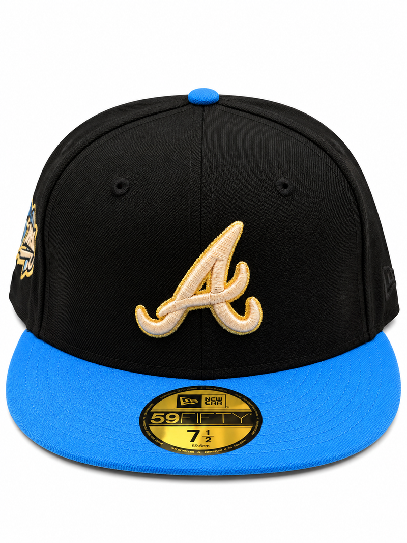 New Era Atlanta Braves 1999 World Series Black & Blue 59FIFTY Fitted Hat