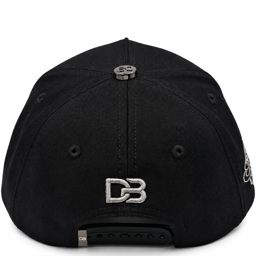 DB Hats Los Angeles LA Midnight Club Black Suede Snapback Hat
