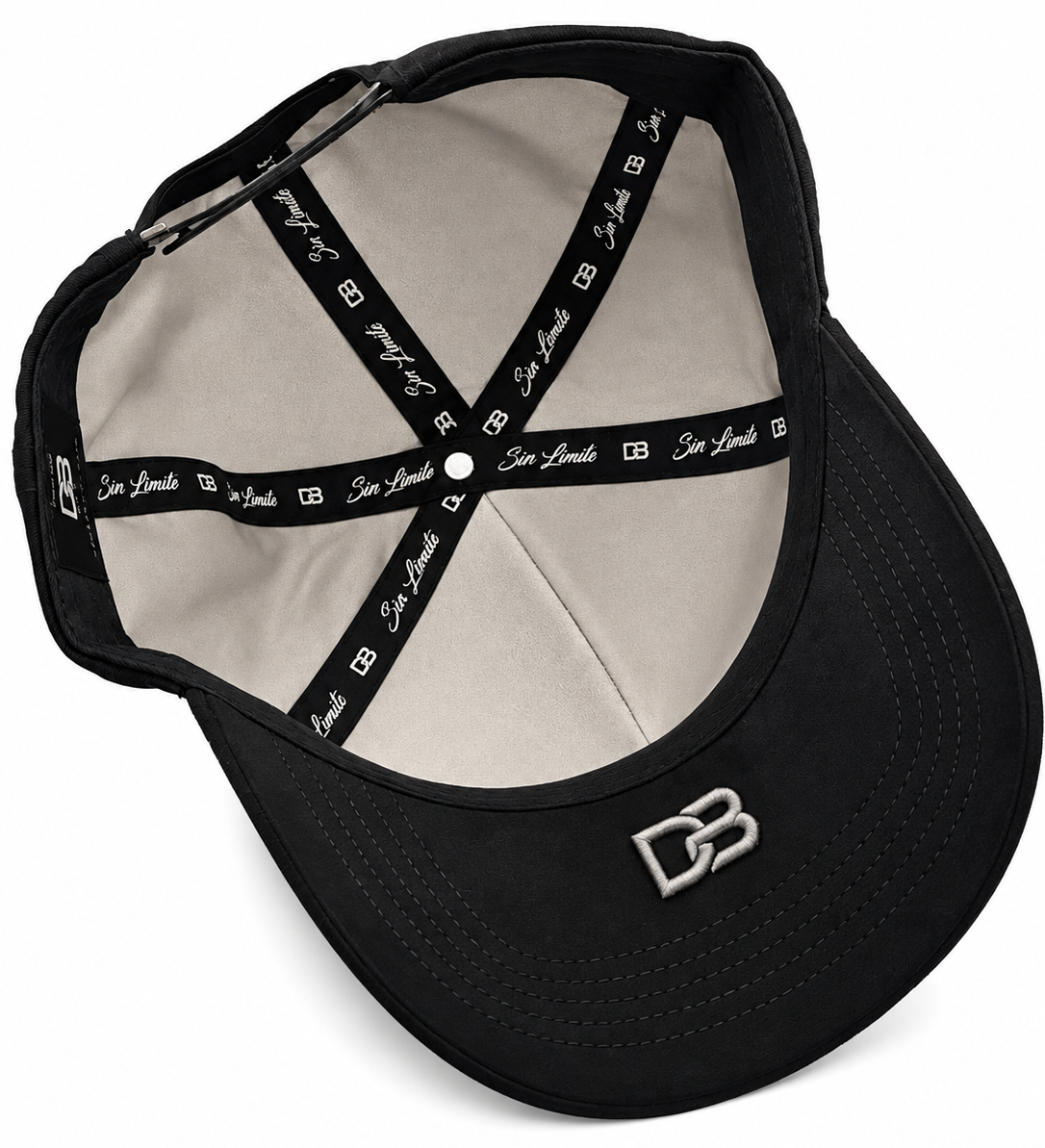 DB Hats Los Angeles LA Midnight Club Black Suede Snapback Hat