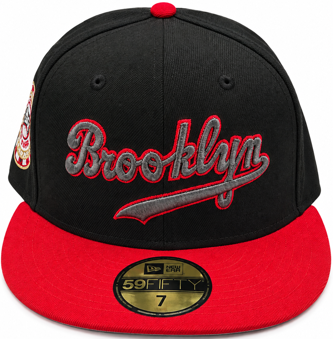 New Era Brooklyn Dodgers 1947 All-Star Game Black & Red 59FIFTY Fitted Hat