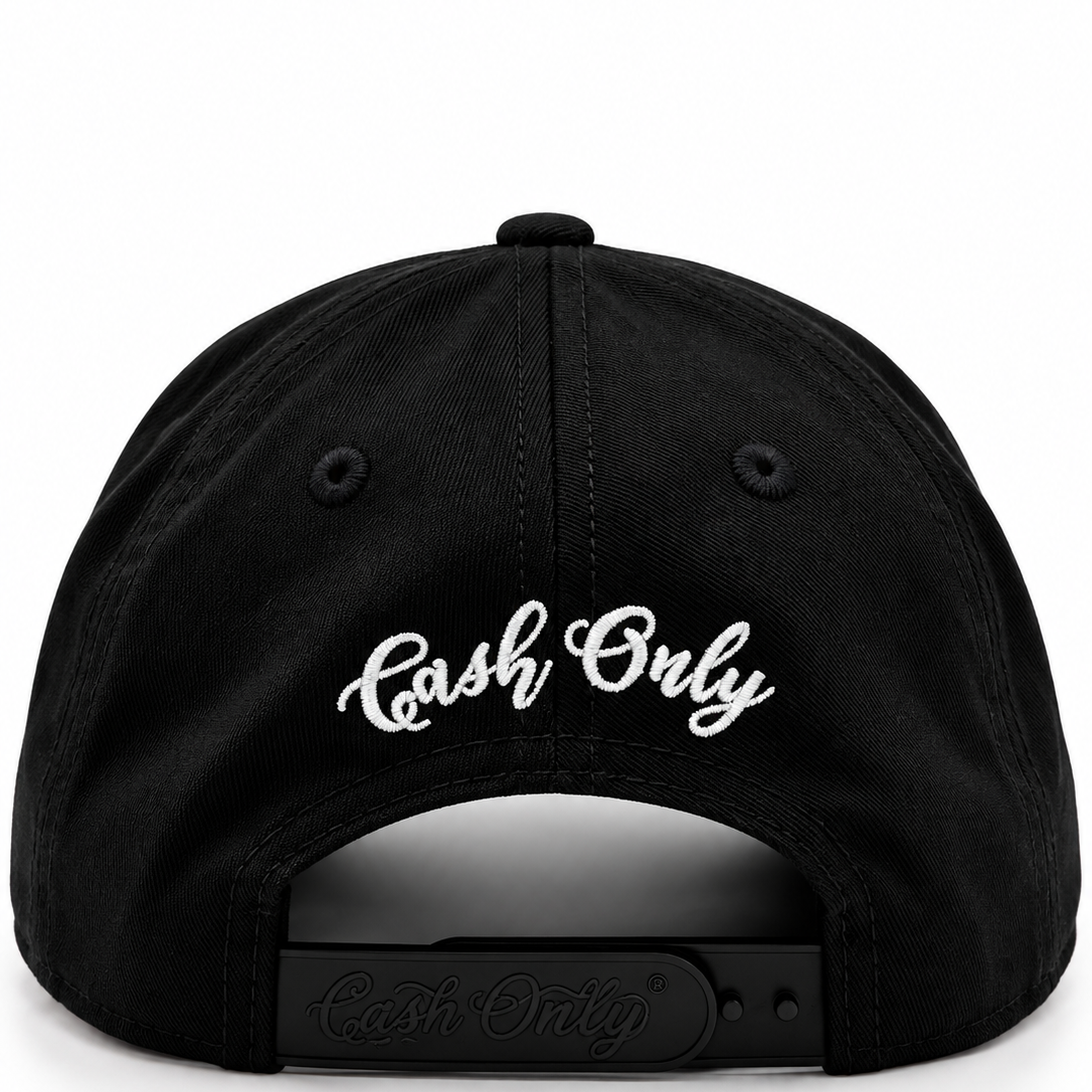 Cash Only Dangerous Cobra Black Suede Snapback Hat