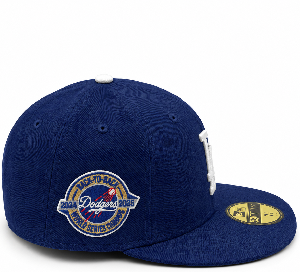 New Era Los Angeles Dodgers Royal Blue 59FIFTY Side Patch Fitted Hat