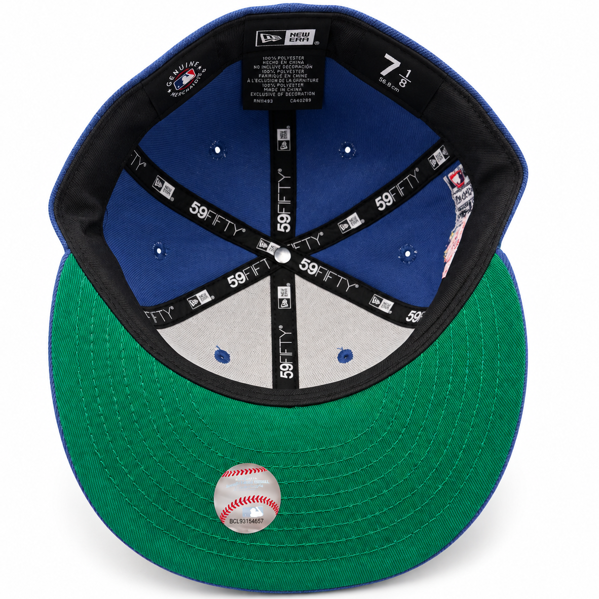 New Era Los Angeles Dodgers Cherry Blossom Blue 59FIFTY Fitted Hat