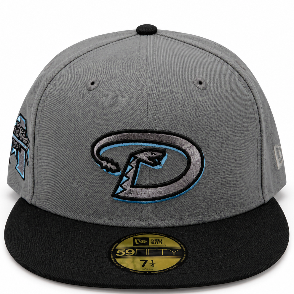 New Era Arizona Diamondbacks Gray & Black 59FIFTY Fitted Hat