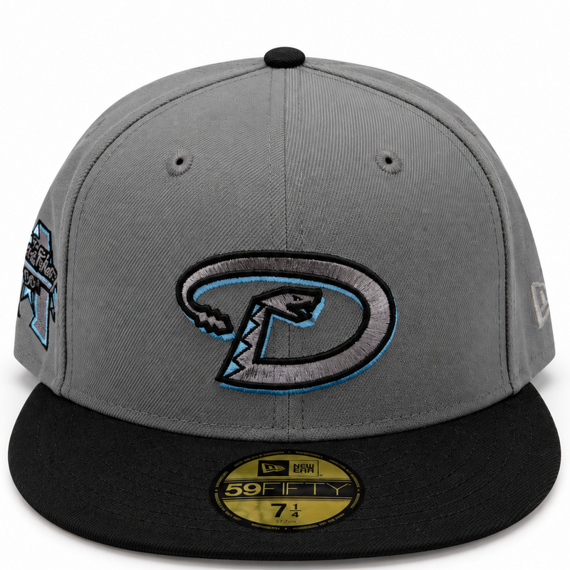 New Era Arizona Diamondbacks Gray & Black 59FIFTY Fitted Hat