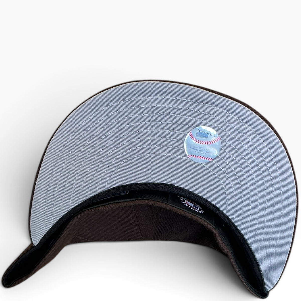 San Diego Padres Brown New Era 59FIFTY fitted hat - back view