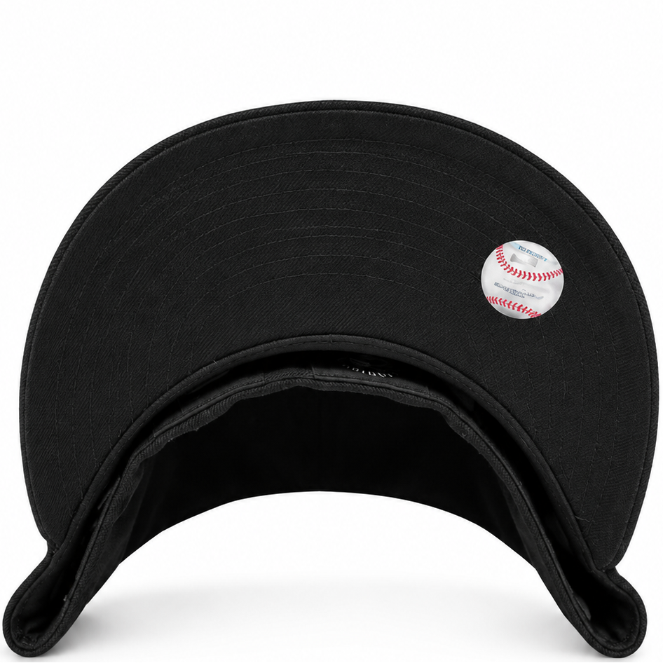 Los Angeles Dodgers black and pink 1981 World Series New Era 59FIFTY fitted hat - detail view