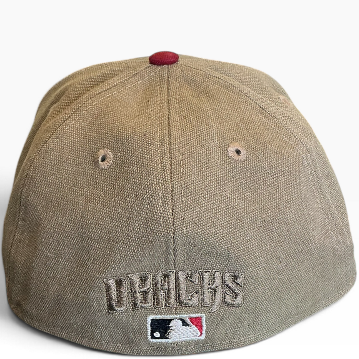 Arizona Diamondbacks Tan/Red New Era 59FIFTY fitted hat - front view