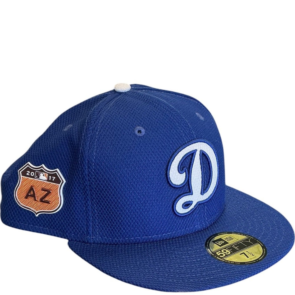 Los Angeles Dodgers Royal Blue 2017 Arizona Spring Training New Era 59FIFTY fitted hat - side view