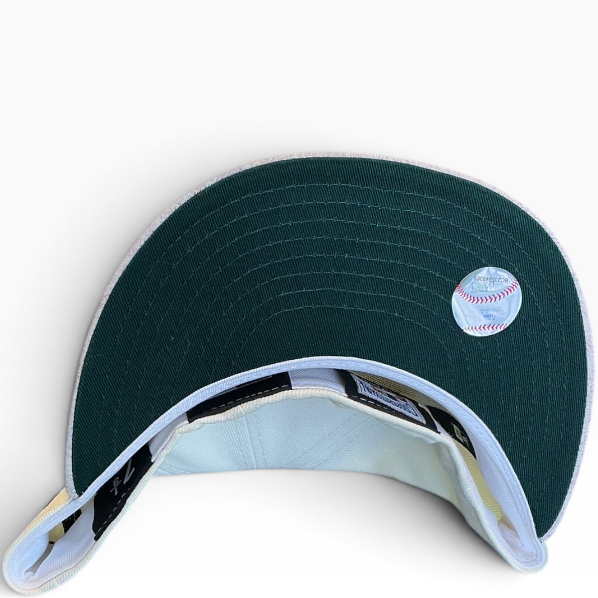 Atlanta Braves Cream & Tan World Series New Era 59FIFTY fitted hat - front view