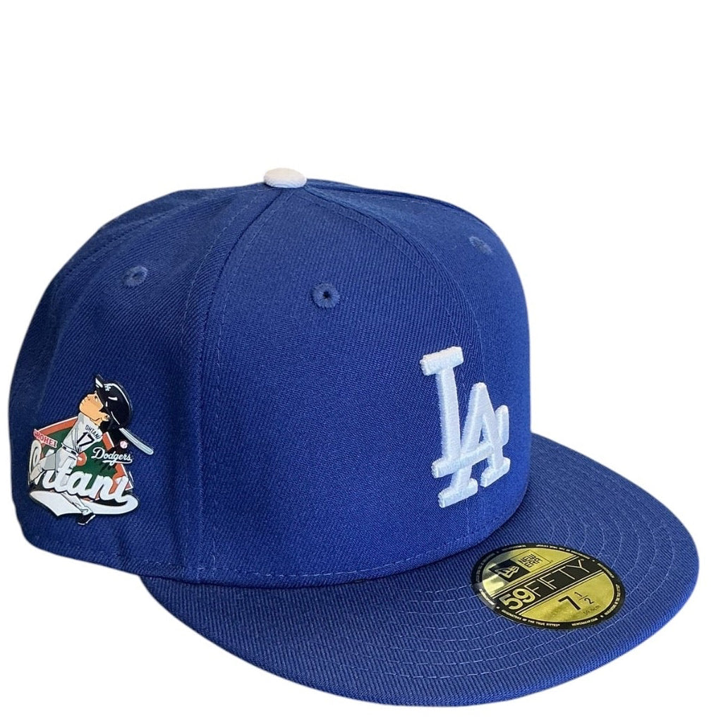 Los Angeles Dodgers Royal Blue Ohtani New Era 59FIFTY fitted hat - front view