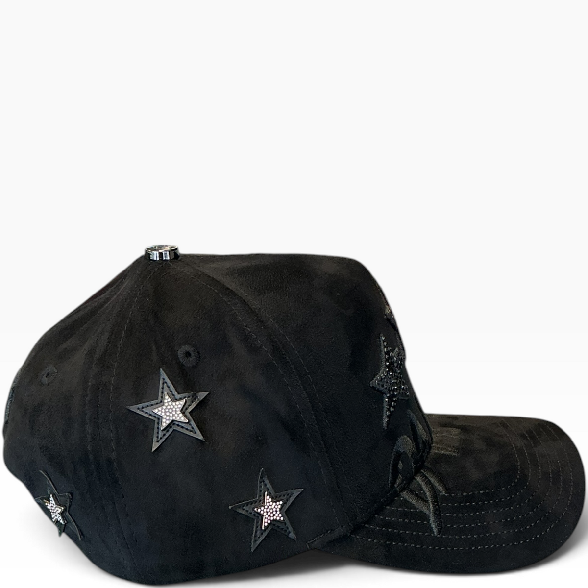 DK stars suede snapback - back view