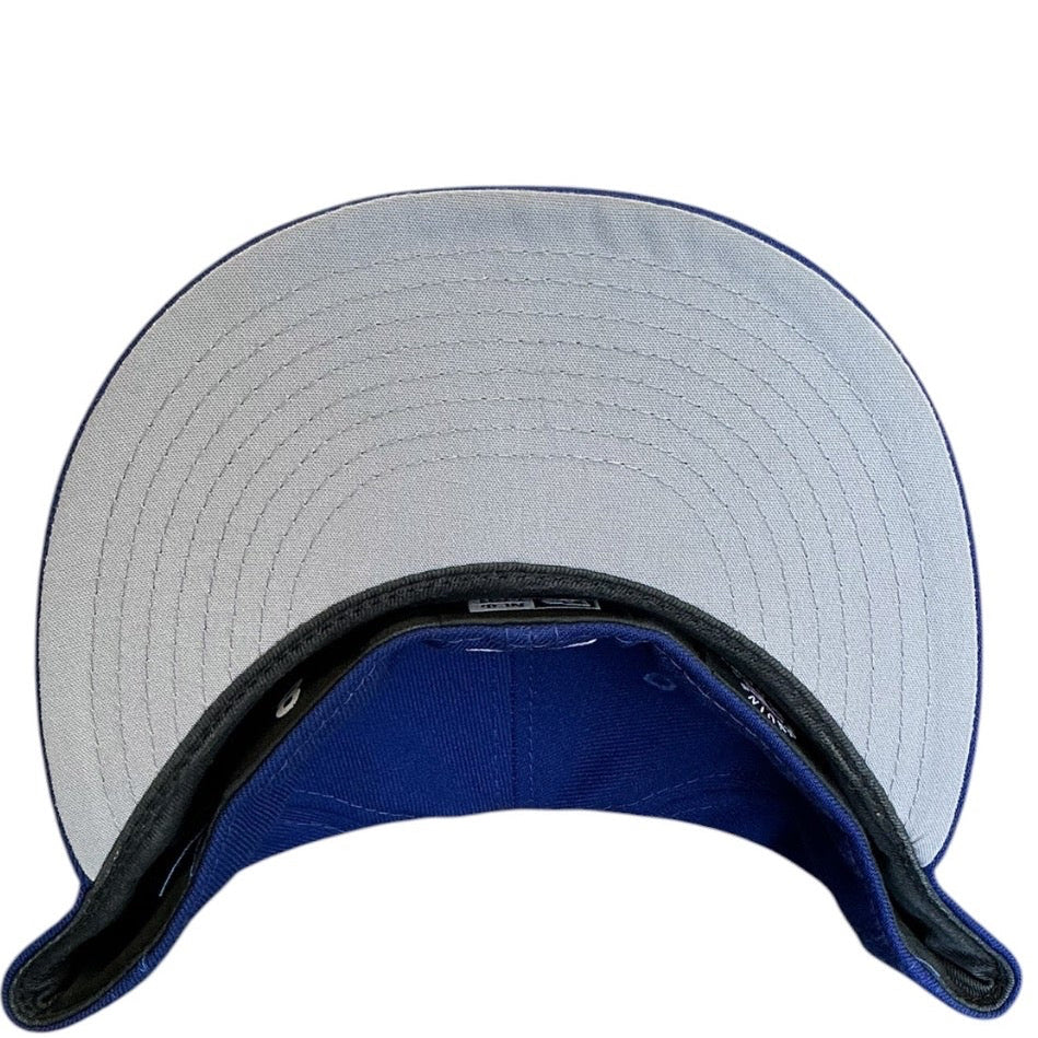 Texas Rangers Royal Blue 2011 World Series New Era 59FIFTY fitted hat - side view