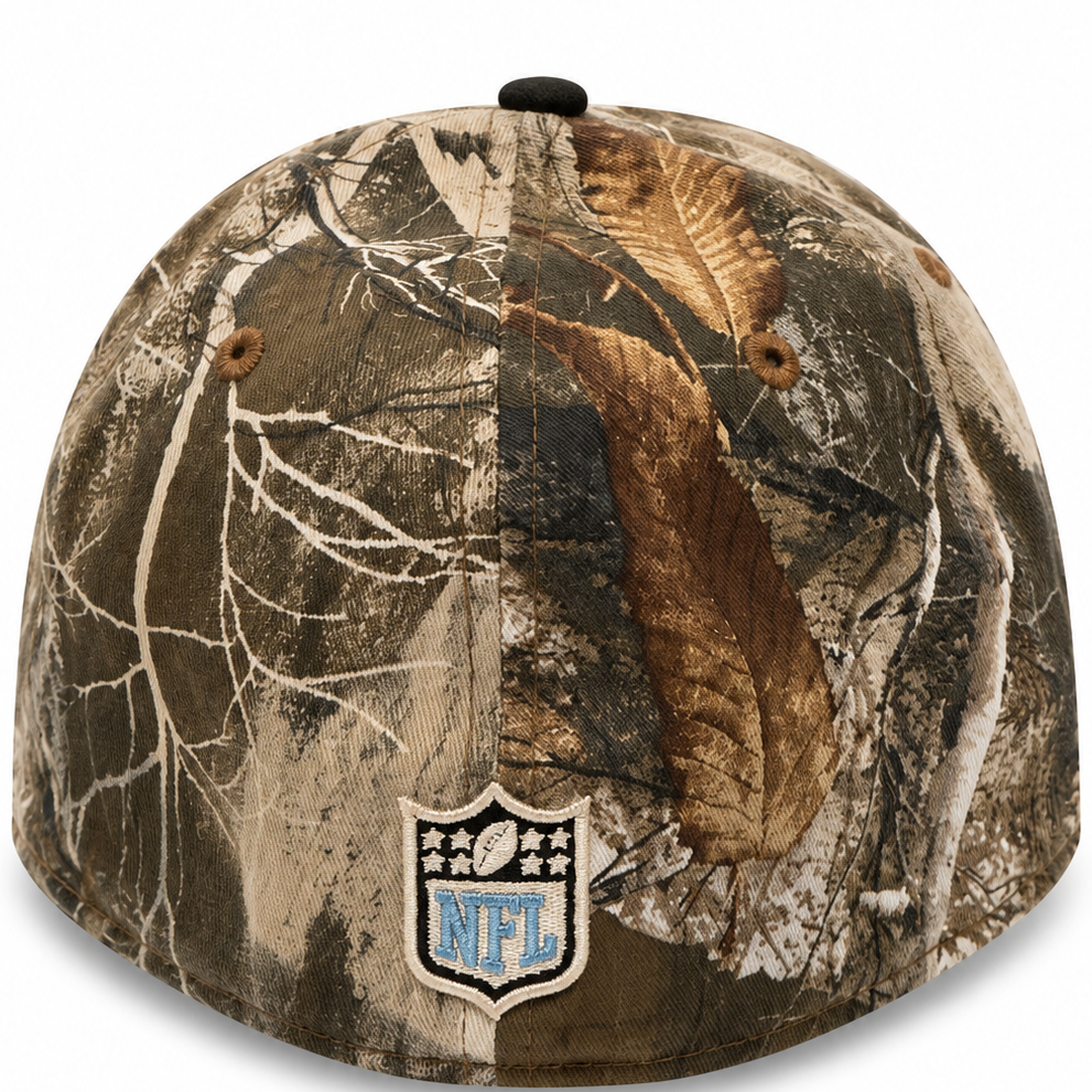 Dallas Cowboys camo New Era 59FIFTY fitted hat - detail view