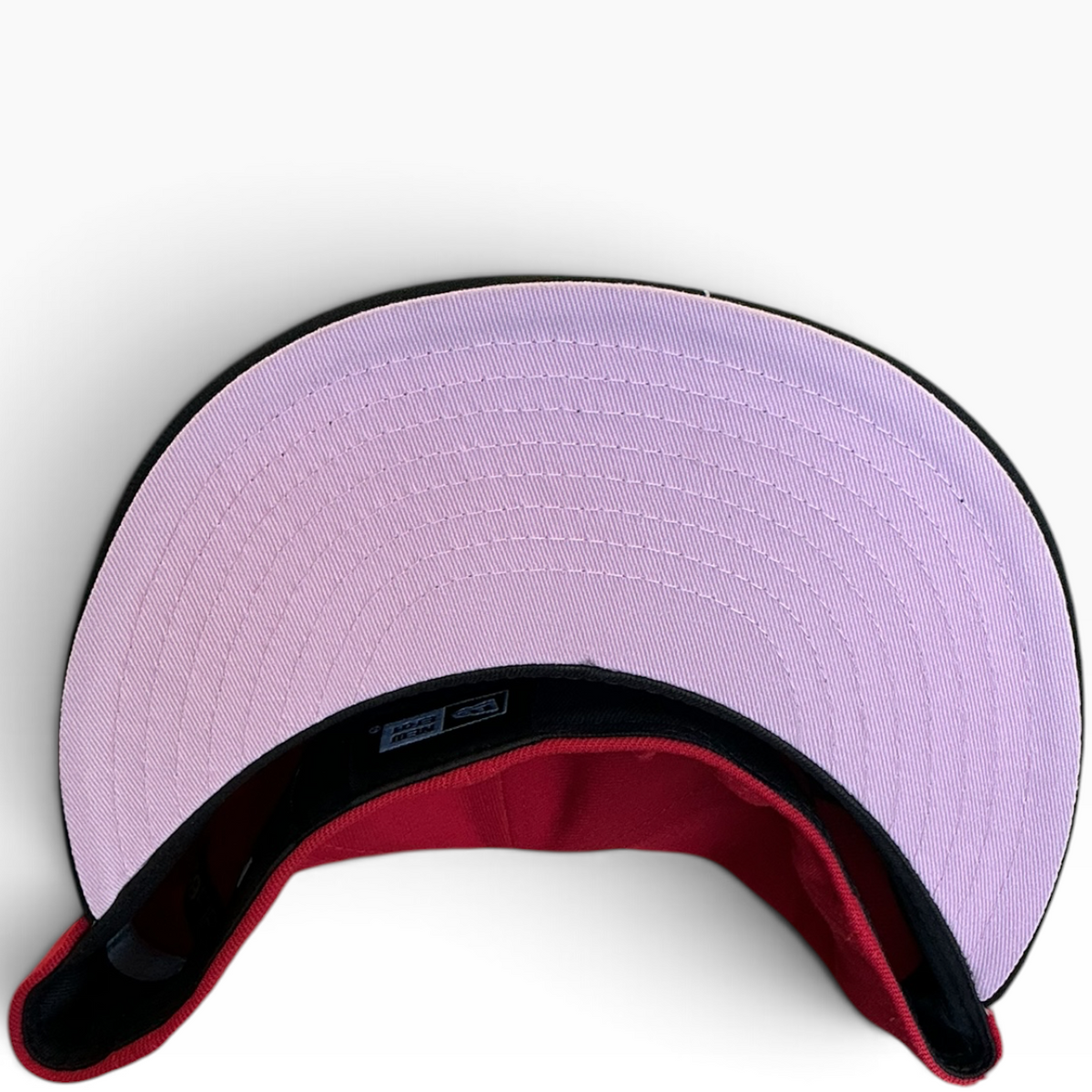 Club América red and black Mexico Flag New Era 59FIFTY fitted hat - undervisor detail