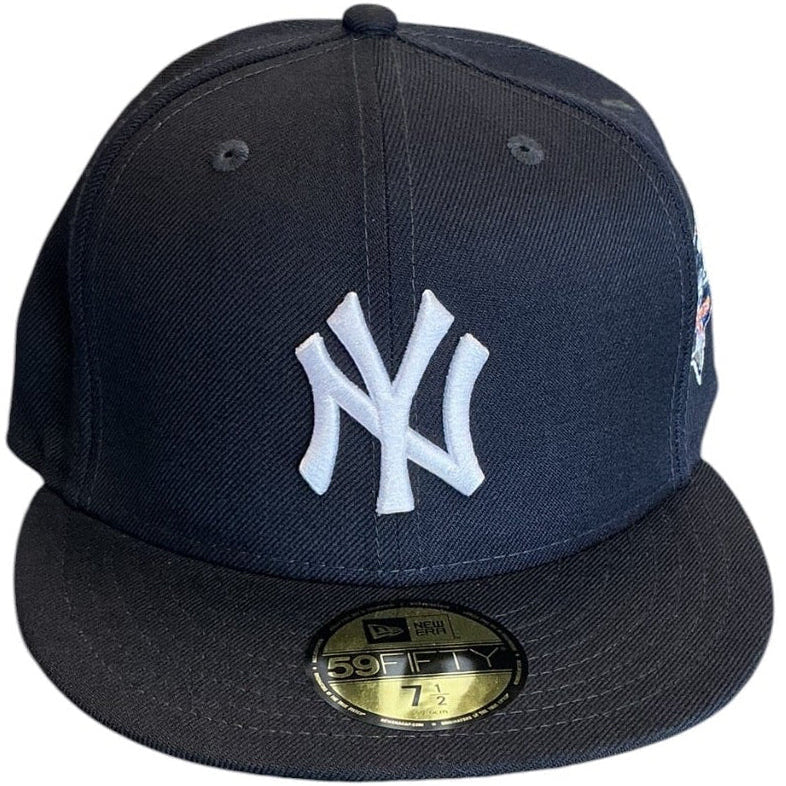 New York Yankees Navy New Era 59FIFTY fitted hat - back view