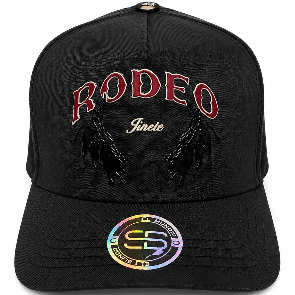 Rodeo Jinete Black Cap – front view
